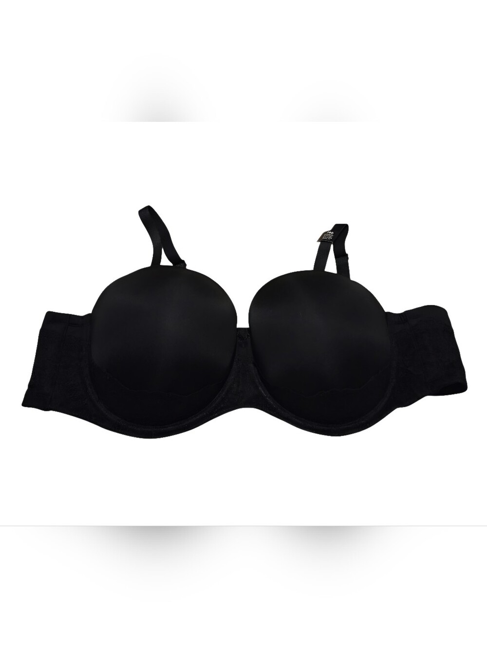 Women’s 48D Torrid Bombshell Convertible Straps Push-Up Lace Sling Bra Black
